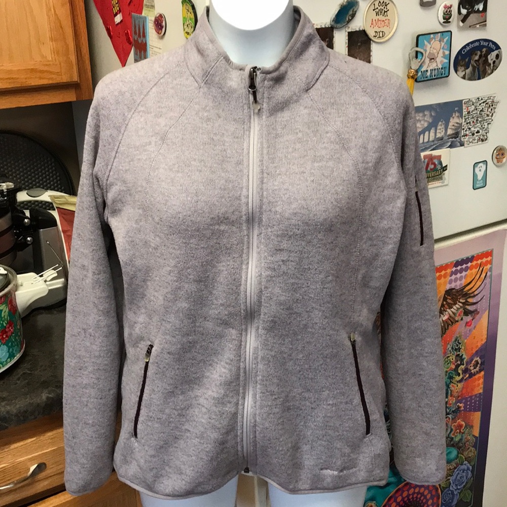 Eddie Bauer zip up sweatshirt